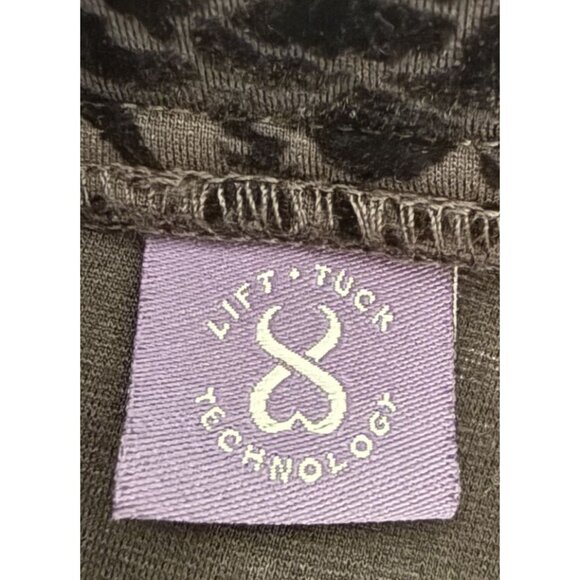 NYDJ Womens Velvet Burnout Pants Fairy Grunge Dark Romance Holiday Size 4 Black - Picture 6 of 7